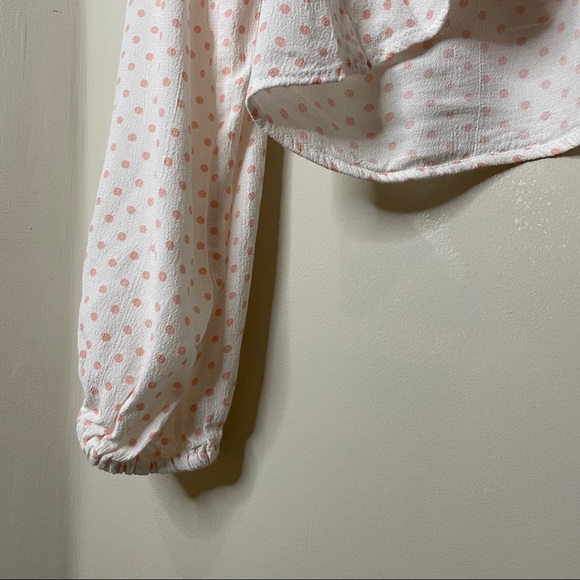 Free People polka dot crop blouse - Picture 5 of 5
